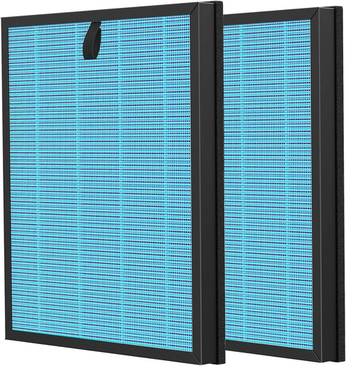 iSingo 2 Pack MKD05 Air Filter Replacement, Compatible with MKD05 Air Purifier, 4-in-1 High-Efficiency H13 True HEPA