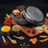 7 7 7 8 Inch KSJONE Designer Spice Container Masala Dabba, Spice Jars, Holds Spices, Spice Container Box, Polished