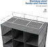 Libeder Closet, 15 Closets Shelves,12 3 3 Shoe Organizers for Shelf Hanging Storage Rack Organizer Large Compartment