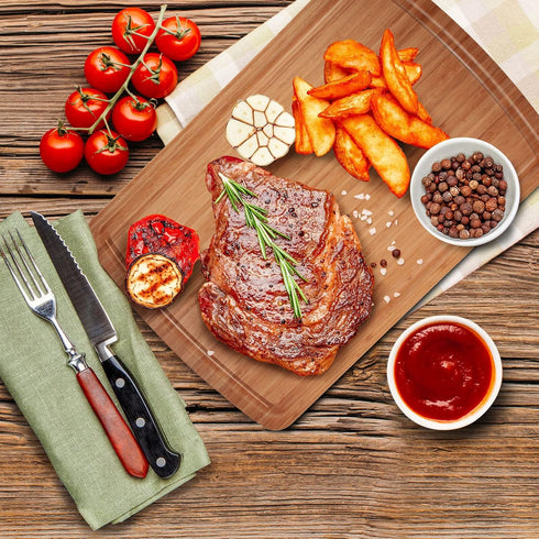 30 20 Inch Extra Large Bamboo Cutting Board for Kitchen, x Large Butcher Block Chopping Board with Juice Groove, XXXL