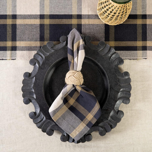 COTTON CRAFT Jute Napkin Rings - Set of 12 Handmade Nautical Knot Woven Rope Napkin Holders for Dining Table Décor