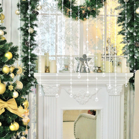 24 40 Inch Soulchen Pcs Clear Acrylic Crystal Garland Strands Large Hanging Chandelier Bead Chain String Wedding Icicle