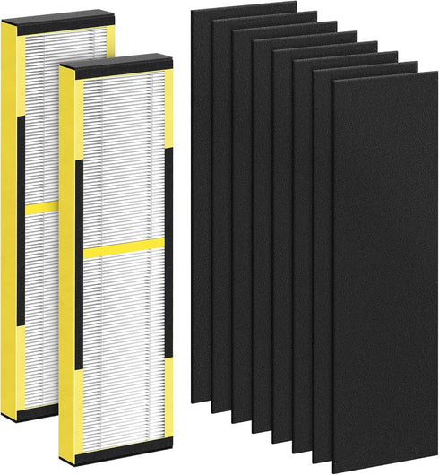 FLT4825 Filter B Replacement for Guardian, 2 H13 Hepa Filters + 8 Carbon Filters for Air Purifier