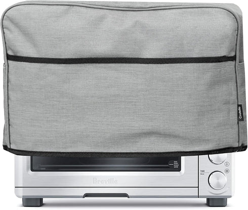 Crutello 9 Slice Toaster Oven Cover - Durable Kitchen Appliance Dust Cover with Storage Pockets