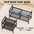 neatevday 2 Closet, Tier Shoe Rack, Expandable Shoe Rack for Adjustable Shoe Organizer for Entryway, Shoe Storage