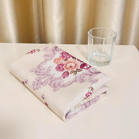 30 30 Inches Square Nightstand Tablecloth, Bedside/End Tablecloth - Dustproof, Fits Coffee Table/Printer - Light