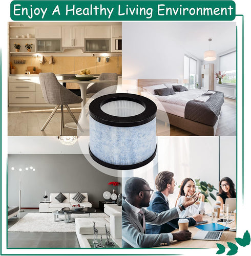DH-JH01 True HEPA Replacement Filter, Compatible with AROEVE, Kloudi Air Purifier DH-JH01, Intelabe EPI080/EP1080,