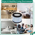 DH-JH01 True HEPA Replacement Filter, Compatible with AROEVE, Kloudi Air Purifier DH-JH01, Intelabe EPI080/EP1080,