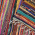 Marubhumi Reversible Chindi Rug, 100% Recycled Cotton, Multi Colors, 20"x32" for Bedroom, Living Room, Kitchen