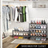 Shoe Rack, 2-Tier Bamboo Stackable Shoe Shelf Storage Organizer for Closet, Entryway and Hallway