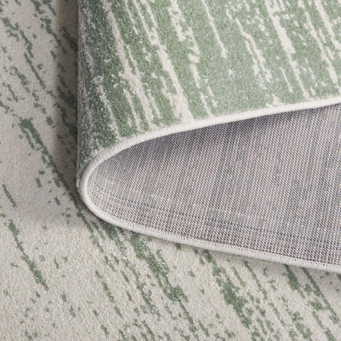 2'6" 6' (ADR113X) SAFAVIEH Adirondack Collection Runner Rug - x Runner, Sage & Ivory, Modern Ombre Design, Non Shedding