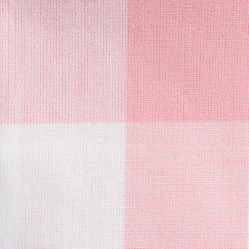DII Buffalo Check Collection Classic Farmhouse Tablecloth, Pink & White, 60 x 84