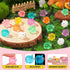 SYWHXY 152PCS (7 Luminous Mini Resin Pigs Miniature Pigs Animals Figurines Glow in The Dark Cute Tiny Pig to Hide