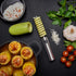 Lurch Germany Twister Stainless Steel Vegetable Drill, Ergonomic Handle with 4 Sizes for Coring