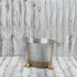 Twine Seaside Jute Rope Wrapped Farmhouse Galvanized Ice Metal Beverage Tub - 4.5 Gallons
