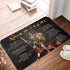 Welcome Door Mats Armor of God Knight Poster Rugs - Indoor Floor Greeting Doormat for Kitchen Bedroom 16x24 inch