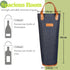 Tirrinia Insulated Single Wine Gift Tote Bag, Padded Thermal Wine Bottle Carrier for Travel, Picnic, Great Gift