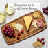 Acacia Wood Cutting Board with Juice Groove, 15-3/4" x 7-7/8" for Kitchen