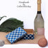collectiblesBuy Handmade Resin Inlay Jewelry Box – Blue & White Antique Storage Organizer for Rings and Earrings