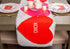 DII Valentine's Day Table Top Collection, Sweet Talk Placemat/Table Runner, 14x58, 4 Piece