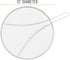 U.S. Kitchen Supply Stainless Steel Splatter Guard 13" Fine Mesh Cover for Frying Pan & Cooking Pots