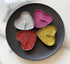 Bling Bling Heart-Shaped Tealight Candles, 10PCS Love Romantic Candle with 100PCS Silk Rose Petals for Weddings,