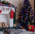 Set, 60 5mm Holiday Essence Blue LED Mini Christmas Lights Memorial Fourth of July Blue String Lights, Green Wire