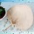 Palm Leaf Fan, Woven Farmhouse Kitchen Summer Cooling Party Beach Wedding Camping, 1 Pack (Standard)