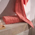 Set 2 Set) BAGNO MILANO Organic Turkish Cotton Bath Towels, Hand Towels Luxury Jacquard Collection, Certified Organic