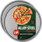 DecorRack 13 Inch Alloy Steel Pizza Pan, Non-Stick Coating, Round Baking Tray for Oven Use (2 Pack)