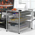 Simple Houseware 3 Tier Stackable Sliding Basket Organizer Drawer - Silver