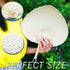 Palm Leaf Fan, Woven Farmhouse Kitchen Summer Cooling Party Beach Wedding Camping, 1 Pack (Standard)