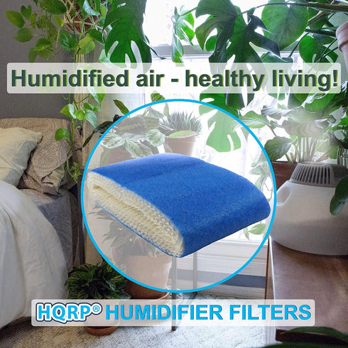 HQRP Wick Filter A: Compatible with Honeywell HAC-504 Series Humidifiers, Blue Layer
