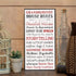 P. Graham Dunn Grandparents House Rules Wall Art Sign Plaque, 12 x 6 White