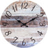 Stonebriar Vintage Farmhouse 14 Inch Round Hanging Wall Clock, Battery Operated
