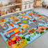 DINSUMRUG Car Rug for Kids, Car Play Mat Carpet, Extra Non-Slip Traffic Road