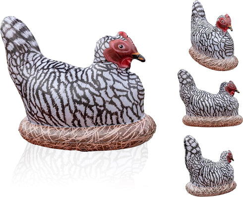 Cawowa Inflatable Chicken, Decorations for Birthday Party Supplies Toy, Wild West Farm Theme Gifts, Blow Up Hen Decor