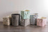 DII Medium Rectangle Woven Paper Storage Bin, Pinstripe, Aqua