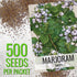 (1 Pack) Seed Needs Sweet Marjoram Seeds for Planting - Heirloom, Non-GMO & Untreated - Perennial Culinary & Medicinal
