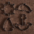 LILIAO Nautical Cookie Cutter Set - 4 Piece - Anchor, Sailboat, Rudder and Dolphin Biscuit Fondant Cutters