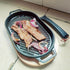 JIN BETTER GRILL PARTS New Skillet with Insulated Wooden Cushion, Removable Handle for Gas Cooktops and Grills