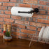 MyGift Wall-Mounted Paper Towel Holder Under Cabinet Hanging Dish Towel Rack and Paper Towel Dispenser with Industrial