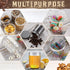 Sliner 60 Pcs 8 oz Plastic Jars with Lids, Clear Round Leakproof Storage Containers for Travel, Face Creams, Kitchen,