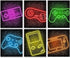 Neon Gaming Posters for Boys Room Decor, Gamer Wall Art Set of 6 (8”X 10”) for Bedroom, Game Room
