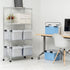IRIS USA WeatherPro File Box Organizer for Letter/Legal Files, Water Resistant Document Box, Clear 32 Qt.