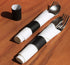 Paper Napkin Rings - Self-Adhering, 500 Count, Black