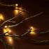 Hairui 6FT Mossy Garland Lights, 48 LED Battery Operated Twig Vine with Timer for Halloween Christmas Party Decoration