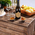 Tatuo Natural Wood Grain Tablecloths, Rustic Plastic Table Covers for 54 x 108 Inch Rectangle Table, Brown
