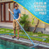 18" U.S. Pool Supply Pool Brush Head for Inground Pools - Stainless Steel Pool Brush, Metal Wire Bristles, Scrubbing
