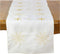 Ivory Winter Christmas Holiday Snowflake Table Runner, 16" X 90" Rectangular (1 Piece)